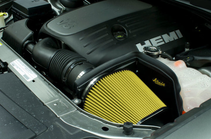 Airaid 11-23 Dodge Challenger/Charger V6/V8 Performance Air Intake System - Bull Strap