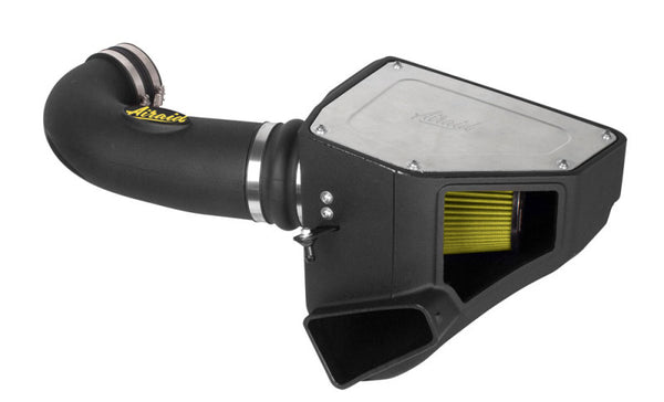 Airaid 16-20 Chevrolet Camaro SS V8-6.2L Performance Air Intake System (Oiled/Yellow Filter) - Bull Strap