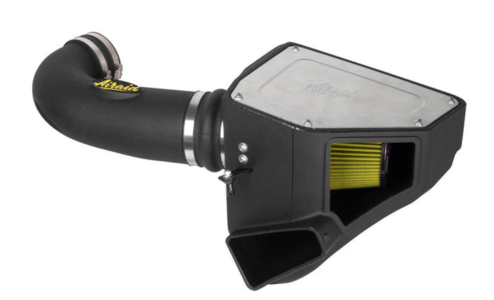 Airaid 16-20 Chevrolet Camaro SS V8-6.2L Performance Air Intake System (Oiled/Yellow Filter) - Bull Strap