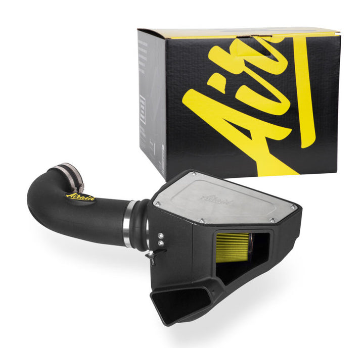 Airaid 16-20 Chevrolet Camaro SS V8-6.2L Performance Air Intake System (Oiled/Yellow Filter) - Bull Strap