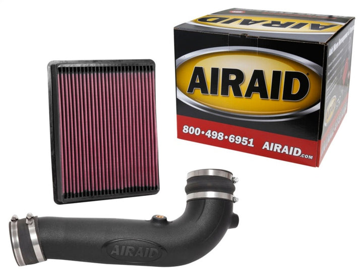 Airaid 17-18 GMC Sierra/Yukon V8-6.2L F/I Jr Intake Kit - Oiled / Red Media - Bull Strap