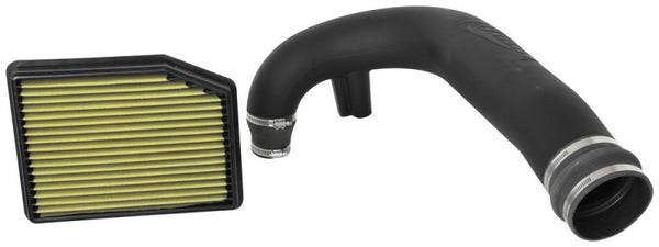 Airaid 19-20 Chevrolet Silverado 1500 L4-2.7L Jr Intake Kit - Oiled / Yellow Media - Bull Strap