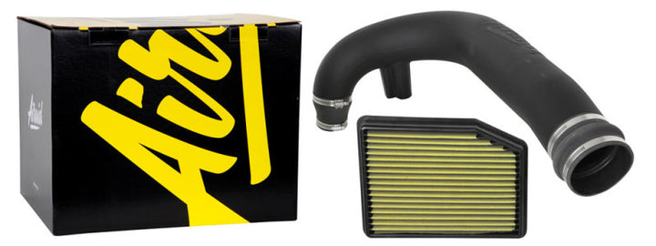 Airaid 19-20 Chevrolet Silverado 1500 L4-2.7L Jr Intake Kit - Oiled / Yellow Media - Bull Strap