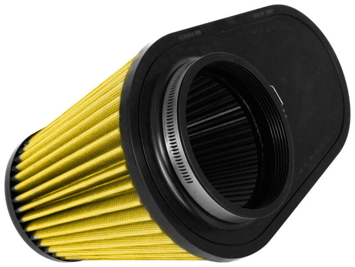 Airaid Universal Air Filter - Cone 4-1/2in FLG x 11-1/2x7in B x 9x4-1/2inTx 7-1/4in H - Synthaflow - Bull Strap