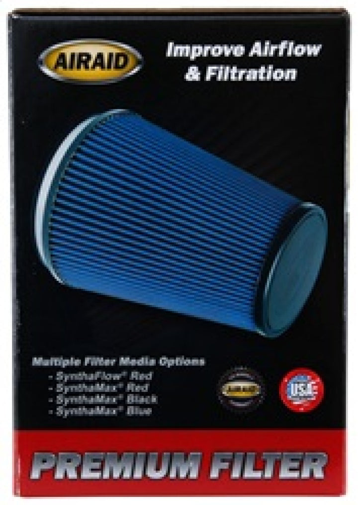 Airaid Universal Air Filter - Cone 4 x 7 x 4 5/8 x 7 w/ Short Flange - Bull Strap