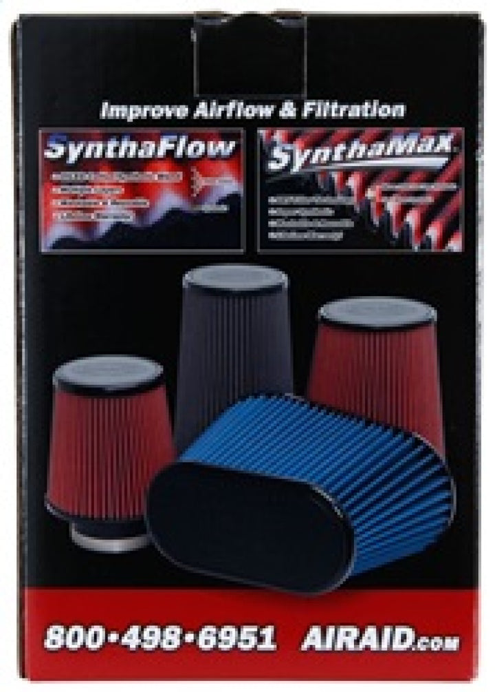 Airaid Universal Air Filter - Cone 4 x 7 x 4 5/8 x 7 w/ Short Flange - Bull Strap