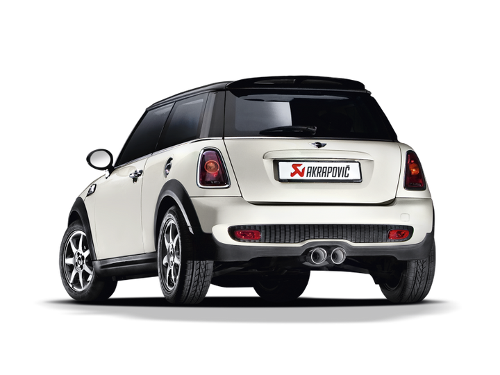 Akrapovic 07-14 MINI Cooper S (R56) / Cooper S Cabrio (R57) Evolution Line Cat Back (SS) (Req. Tips) - Bull Strap