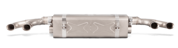 Akrapovic 16-17 Porsche 911 Turbo/Turbo S (991.2) Slip-On Line (Titanium) (Req. Tips/Diffuser) - Bull Strap