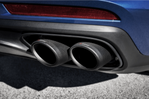 Akrapovic 17-18 Porsche Panamera Turbo Tail Pipe Set (Carbon) - Bull Strap