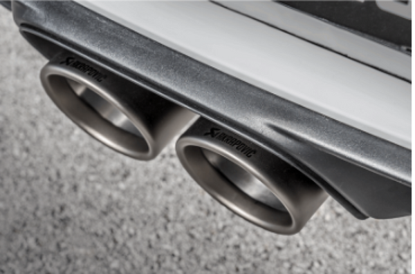 Akrapovic 2018 Porsche 911 GT3 (991.2) Tail Pipe Set (Titanium) - Bull Strap