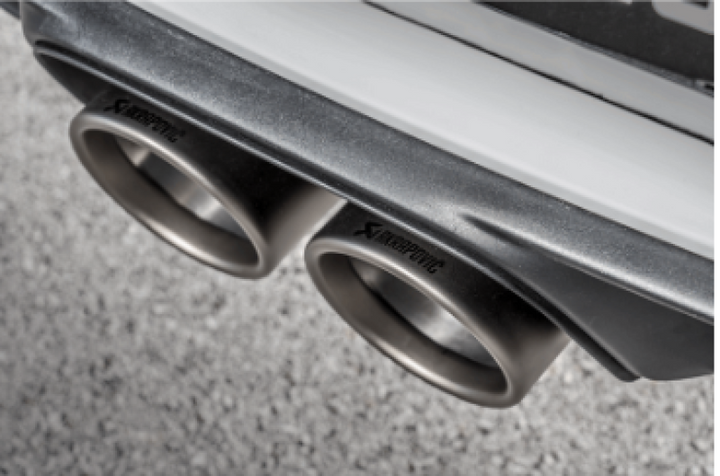 Akrapovic 2018 Porsche 911 GT3 (991.2) Tail Pipe Set (Titanium) - Bull Strap