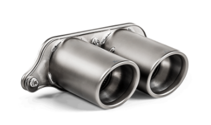 Akrapovic 2018 Porsche 911 GT3 (991.2) Tail Pipe Set (Titanium) - Bull Strap