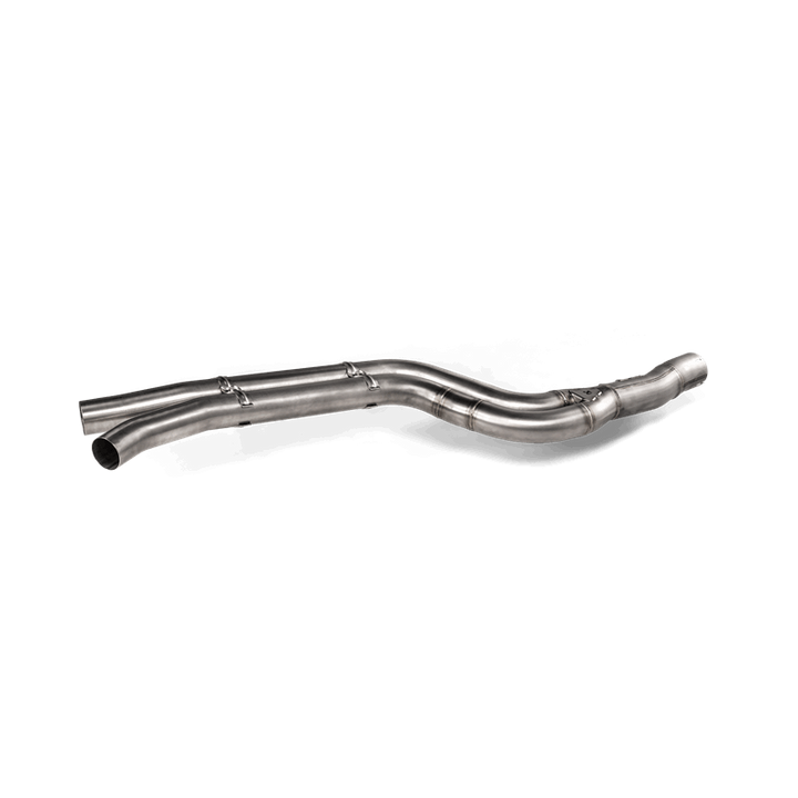 Akrapovic 2019 Toyota Supra (A90) w/o OPF/GPF Evolution Link Pipe Set (SS) (No Hardware Included) - Bull Strap
