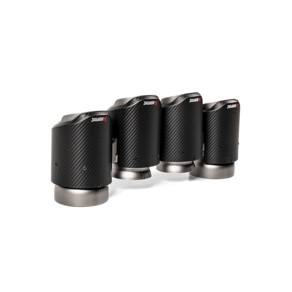 Akrapovic 2020+ BMW X3 M/X3 M Competition (F97) Tail Pipe Set (Carbon) - Bull Strap