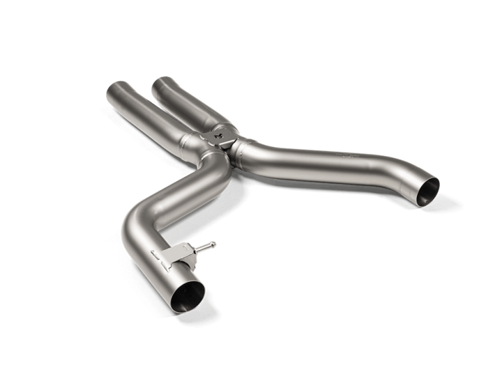 Akrapovic 2021+ BMW G87 M2, G80 M3 & G82 M4 Evolution Short Link pipe w/o Resonator  (Titanium) - Bull Strap