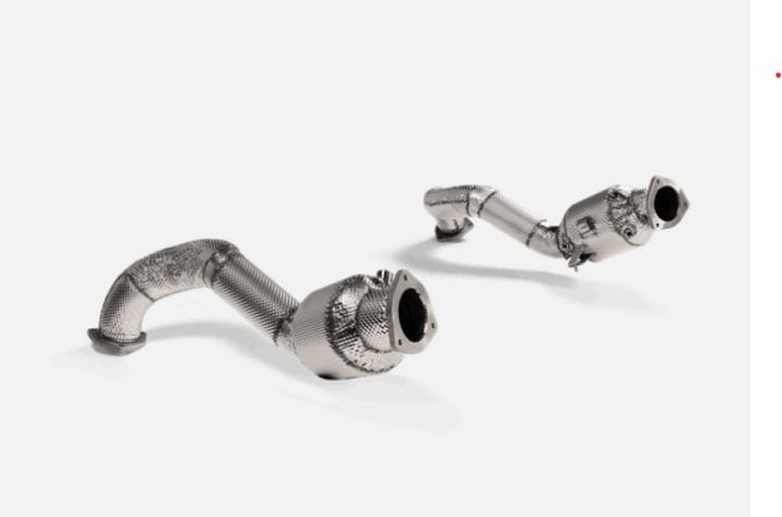 Akrapovic 2022+ Porsche 718 Cayman GT4 RS Link-Pipe Set (Titanium) - Bull Strap