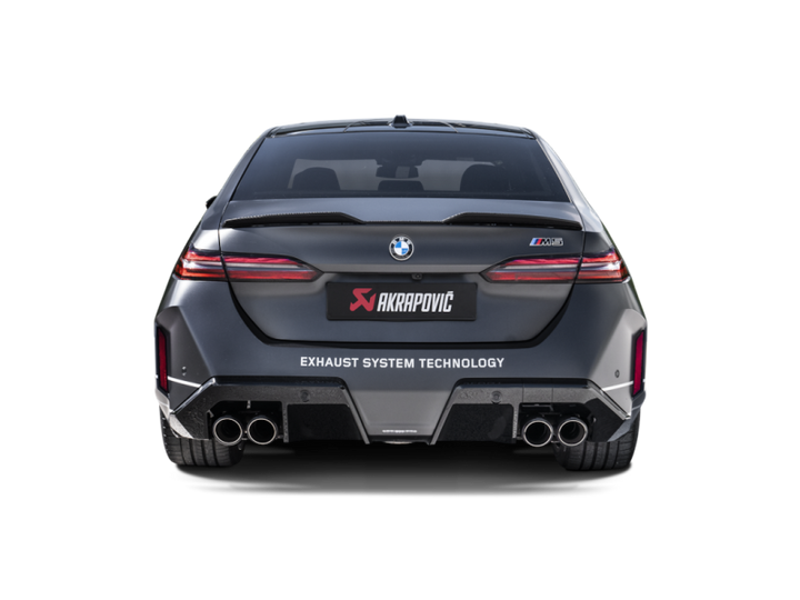 Akrapovic 2024+ BMW M5 (G90,G99) Round Carbon Fiber Tail Pipe Set - Bull Strap