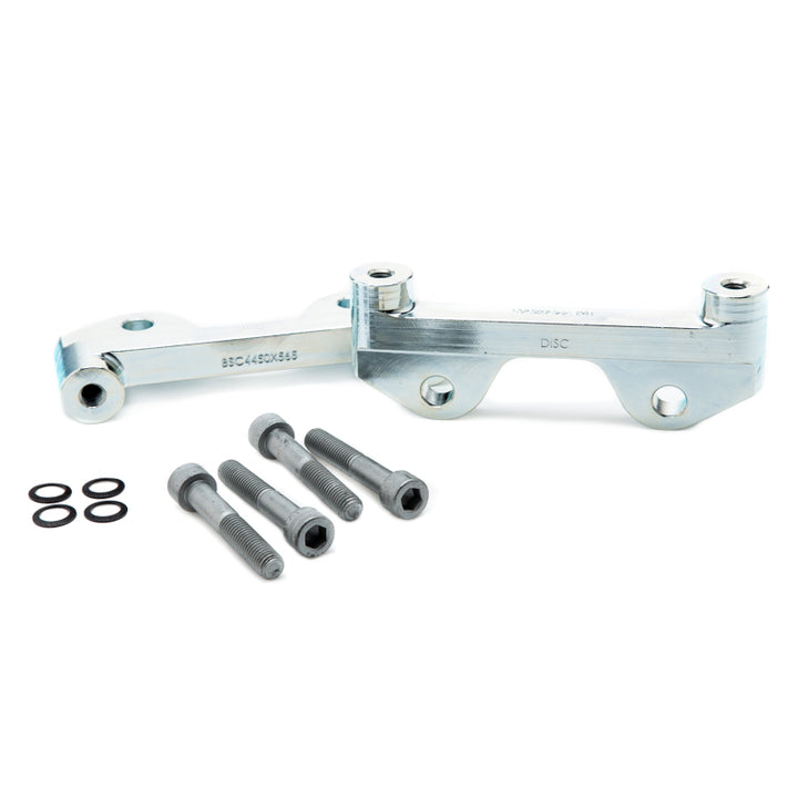 Alcon 2007+ Jeep JK-JL 330x22mm Rotors 4-Piston Calipers Rear Brake Kit (Includes Brake Lines) - Red - Bull Strap