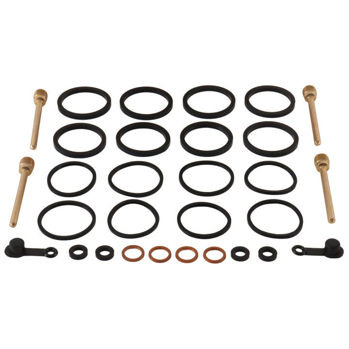 All Balls Racing 09-22 Honda CBR600RA ABS Caliper Rebuild Kit Front - Bull Strap