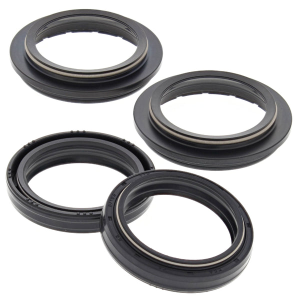 All Balls Racing 1990 Kawasaki KX125 Fork Oil Seal & Dust Seal Kit - Bull Strap