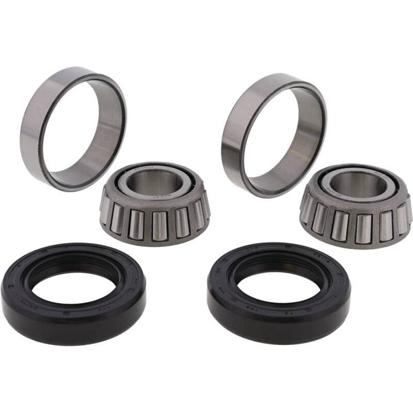 All Balls Racing 73-77 Harley FLH Electra Glide Wheel Bearing Kit Front - Bull Strap