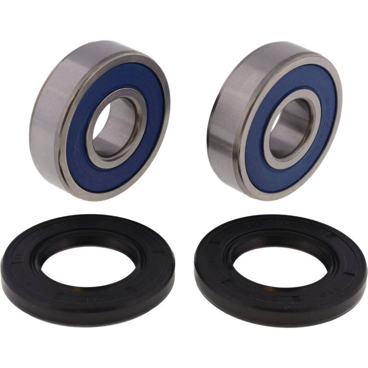 All Balls Racing 76-77 Suzuki TS100 Wheel Bearing Kit Rear - Bull Strap