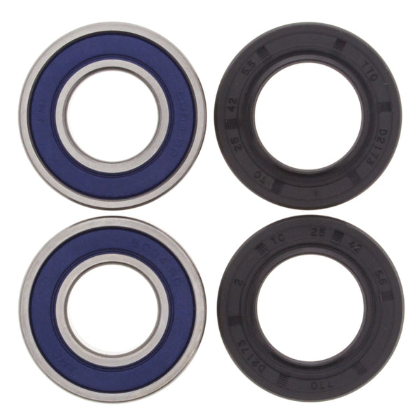 All Balls Racing 86-96 Kawasaki KX125 Wheel Bearing Kit - Rear - Bull Strap