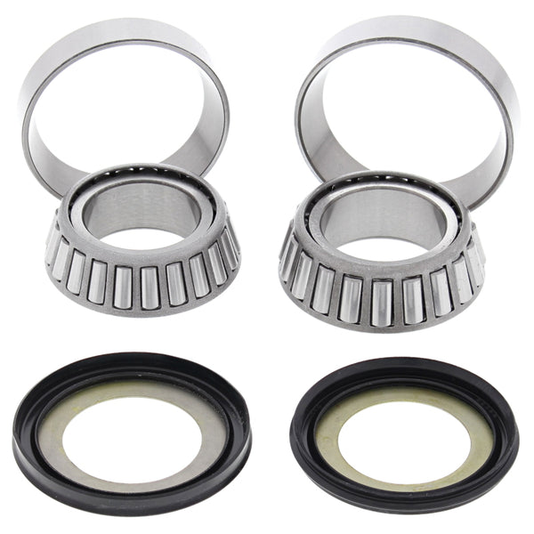 All Balls Racing 92-05 Kawasaki KX125 Steering Bearing Kit - Bull Strap