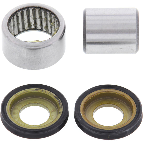 All Balls Racing 98-00 Kawasaki KX80 Upper - Rear Shock Bearing Kit - Bull Strap