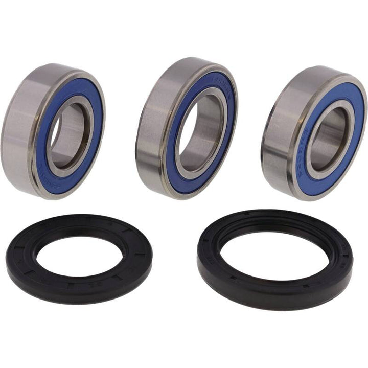 All Balls Racing 98-02 Kawasaki ZX600 (ZX-6R) Wheel Bearing Kit - Rear - Bull Strap
