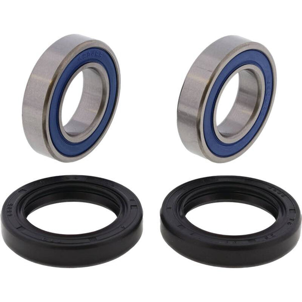 All Balls Racing 98-23 Yamaha YZ125 Wheel Bearing Kit - Front - Bull Strap