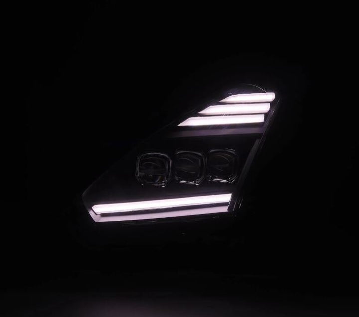 AlphaRex 09-25 Nissan GT-R NOVA-Series LED Projector Headlights - Bull Strap