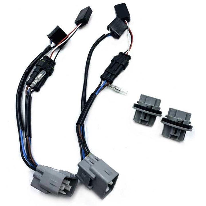 AlphaRex 14-20 Toyota Tundra TRD Wiring Adapter Stock LED Headlight to AlphaRex Headlight Converter - Bull Strap