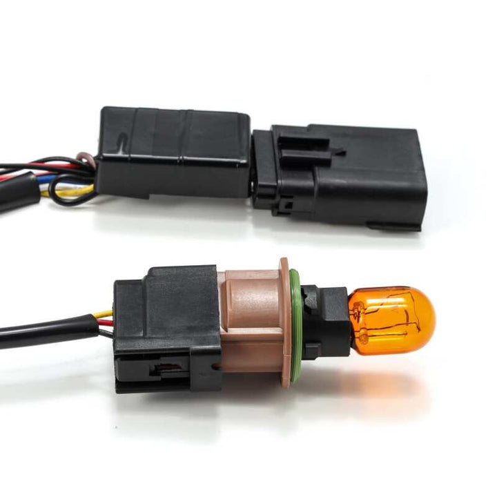 AlphaRex 17-20 Ford F-150 Raptor Wiring Adapter Stock LED Headlights to AlphaRex Headlight Converter - Bull Strap