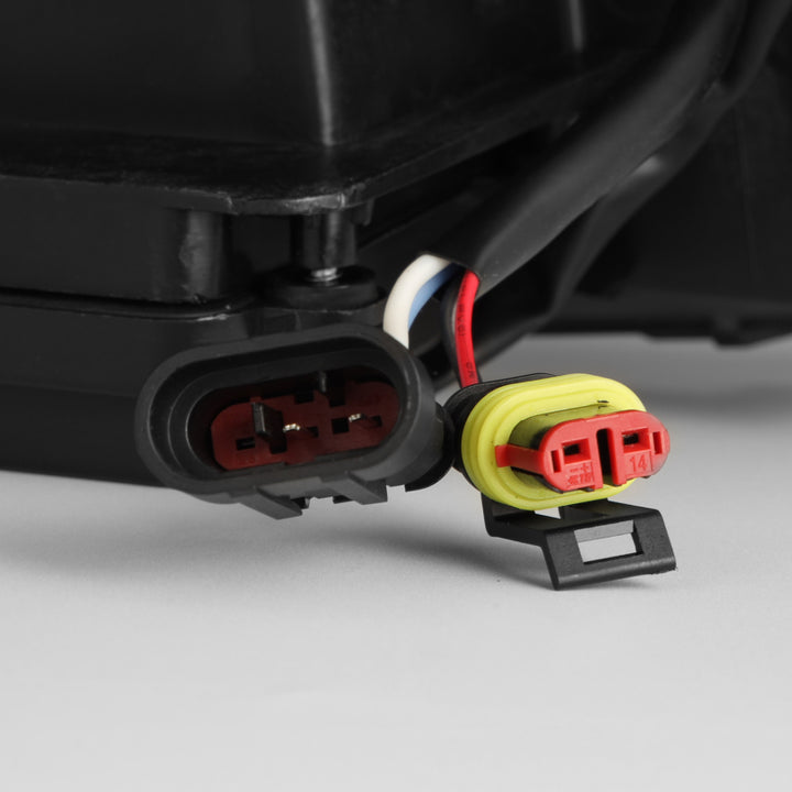 AlphaRex 2024+ Toyota Tacoma NOVA-Series LED Proj Headlights Alpha-Blk w/Actv Light & Seq. Sig + DRL - Bull Strap