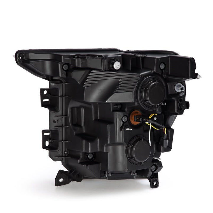 AlphaRex 21-22 Ford F150 PRO-Series Projector headlights Alpha-Black w/Activ Light/Seq Signal - Bull Strap