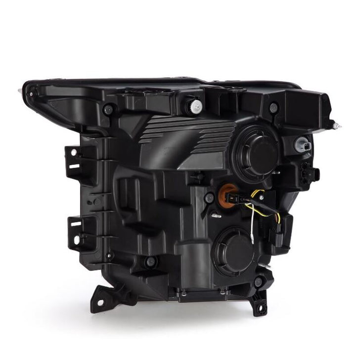 AlphaRex 21-22 Ford F150 PRO-Series Projector headlights Black w/Activ Light/Seq Signal - Bull Strap