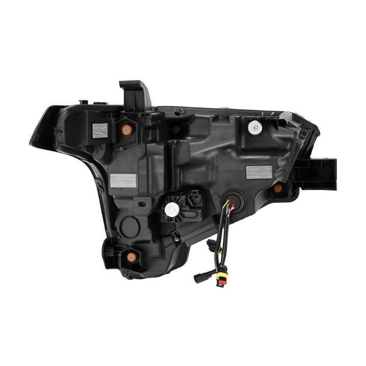 AlphaRex 22-23 Toyota Tundra NOVA-Series Headlights Alpha-Black w/Amber DRL - Req 810029 OR 810030 - Bull Strap