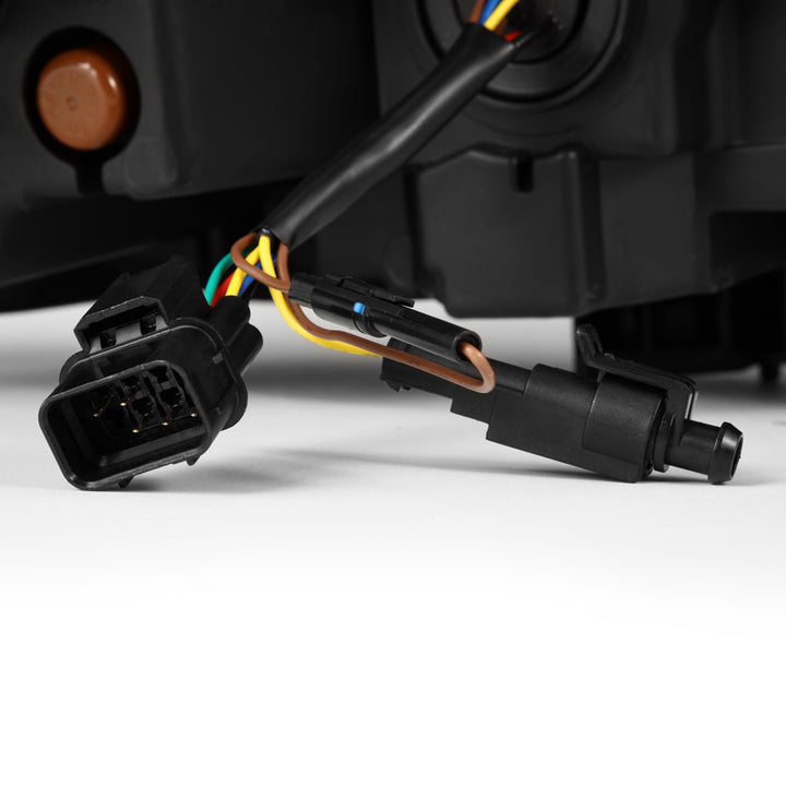 AlphaRex 22-25 Honda Civic NOVA LED Headlights - Alpha Black - Bull Strap