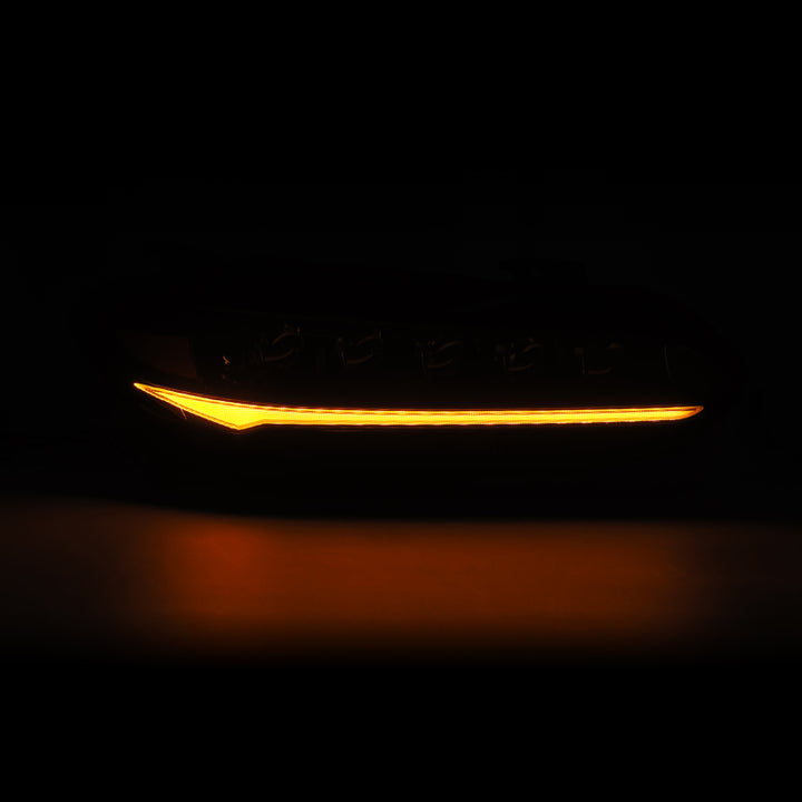 AlphaRex 22-25 Honda Civic NOVA LED Headlights - Alpha Black - Bull Strap