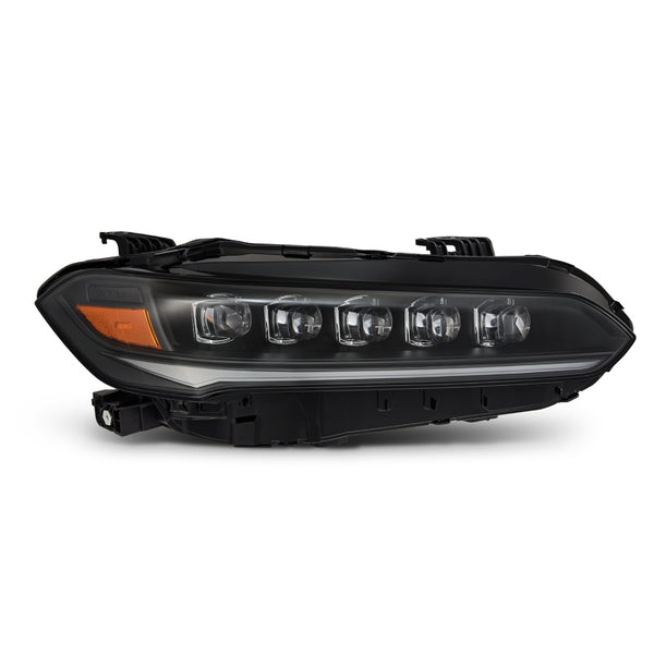 AlphaRex 22-25 Honda Civic NOVA LED Headlights - Black - Bull Strap