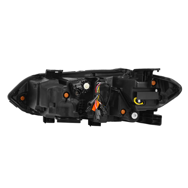 AlphaRex 22-25 Honda Civic NOVA LED Headlights - Black - Bull Strap