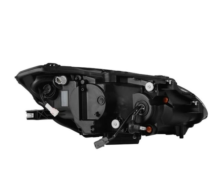 AlphaRex 99-09 Honda S2000 LUXX-Series Projector LED Headlights - Black - Bull Strap