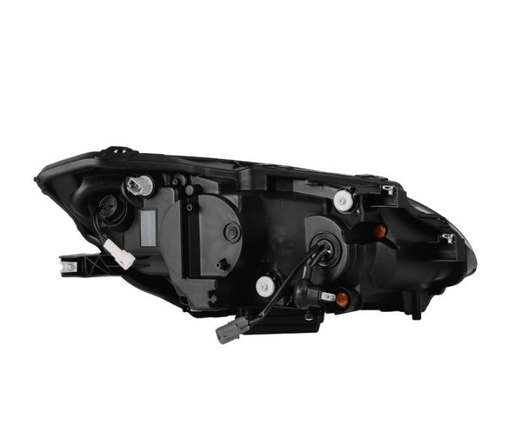 AlphaRex 99-09 Honda S2000 NOVA-Series Projector LED Headlights - Black - Bull Strap