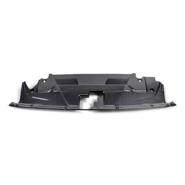 Anderson Composites 2024+ Ford Mustang Carbon Fiber Radiator Cover - Bull Strap