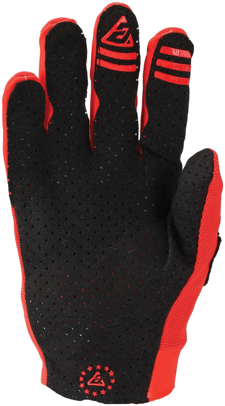 Answer 25 Aerlite Gloves Red/Black - Medium - Bull Strap