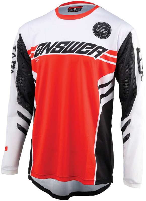 Answer 25 Arkon Nitrus Jersey Red/Black/White - XL - Bull Strap