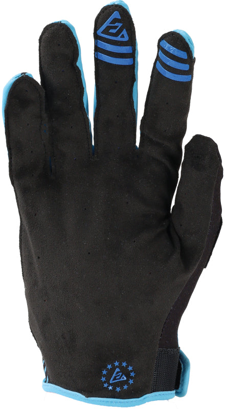 Answer 25 Ascent Prix Gloves Blue/Black - XL - Bull Strap