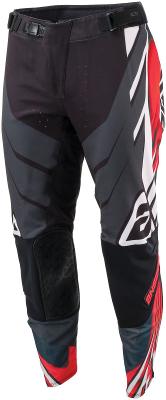 Answer 25 Elite Xotic Pants Crimson/Black Youth Size - 28 - Bull Strap