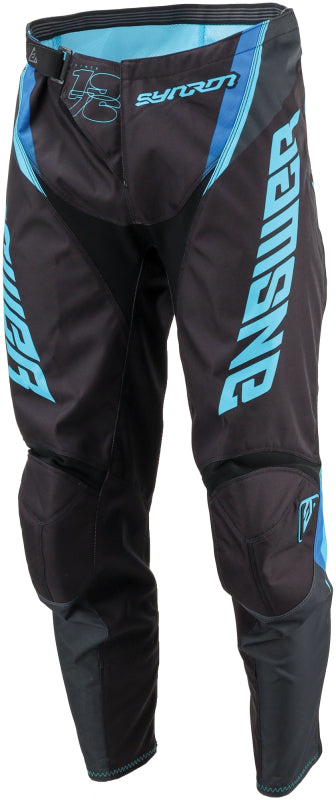 Answer 25 Syncron Envenom Pants Blue/Black Youth Size - 24 - Bull Strap
